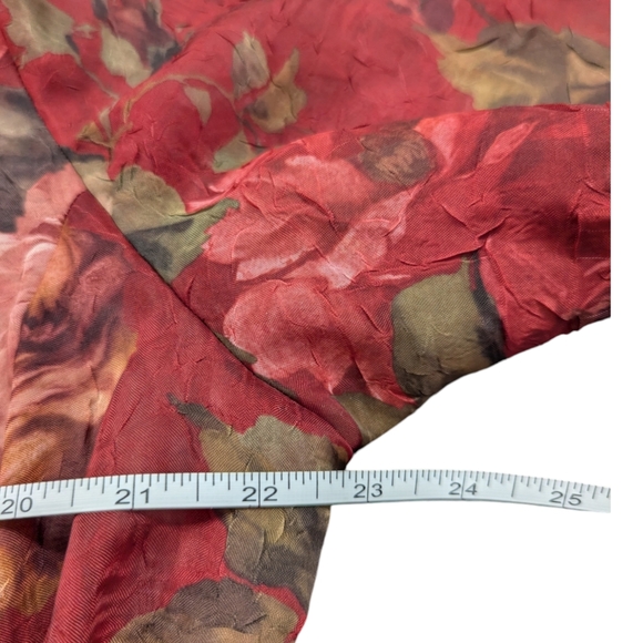 K WOMAN | Y2K Women's Sheer Blouse  | Floral | Plus Size 18W - Picture 8 of 10